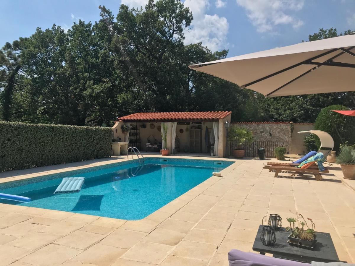 La Brindille Petit Mas Provencal Meuble De Tourisme 3 Etoiles 2-3 Personnes 1 Piece 30 M2 Tout Confort Lisiere Foret Jardin Jacuzzi Piscine Saint-Paul-en-Forêt Eksteriør billede
